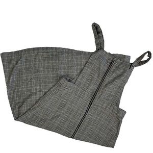 Gingham pinafore dress